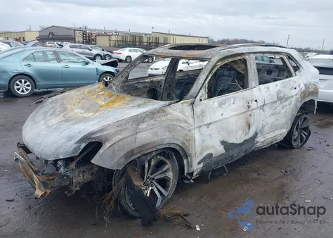 2021 Volkswagen Atlas Cross Sport 3.6L V6 Sel Premium из США, поврежденный, VIN 1V2TE2CA8MC210489